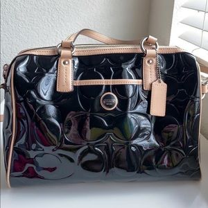 Coach F25189 Black Leather Satchel
